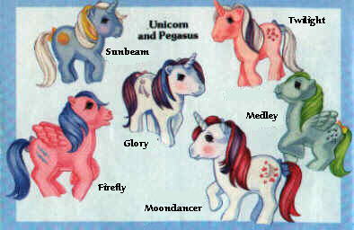 Einhorn- und Flügelponies