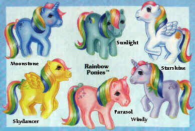Regenbogenponies